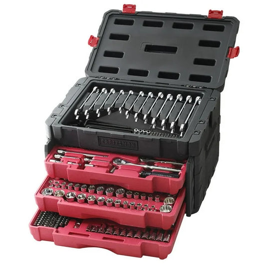 450 Piece Mechanic's Tool Set With 3 Drawer Case